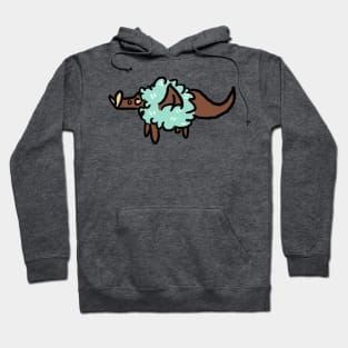 Blue Fluff Dragon :: Dragons and Dinosaurs Hoodie